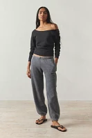 Out From Under Off-The-Shoulder Pullover Sweatshirt