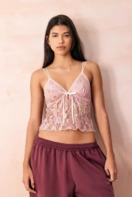 Out From Under Mindy Embroidered Cami