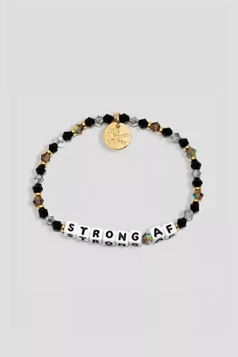 Little Words Project Strong AF Beaded Bracelet