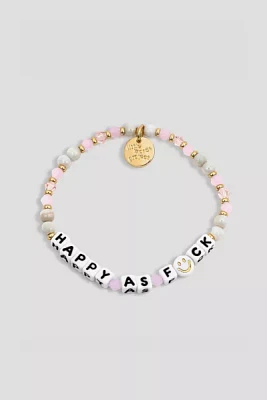 Little Words Project Happy AF Beaded Bracelet