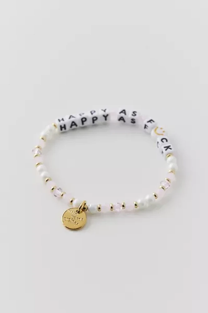 Little Words Project Happy AF Beaded Bracelet