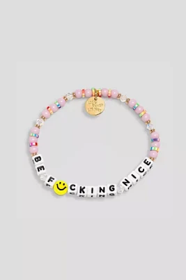 Little Words Project Be F-ing Nice Beaded Bracelet