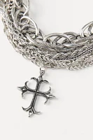 Diego Cross Multichain Necklace