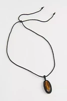 Tiger's Eye Corded Necklace