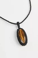 Tiger's Eye Corded Necklace
