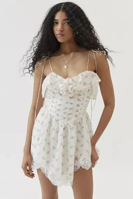 For Love & Lemons Amelia Floral Mini Dress