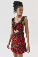 For Love & Lemons Varvera Floral Mini Dress