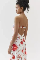 For Love & Lemons Daisy Mae Strapless Midi Dress