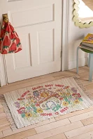 Home Is Best Printed Rag Rug