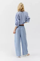 UO Mae Striped Linen Cargo Pant