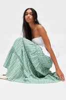 Daisy Street Tiered Gingham Maxi Skirt