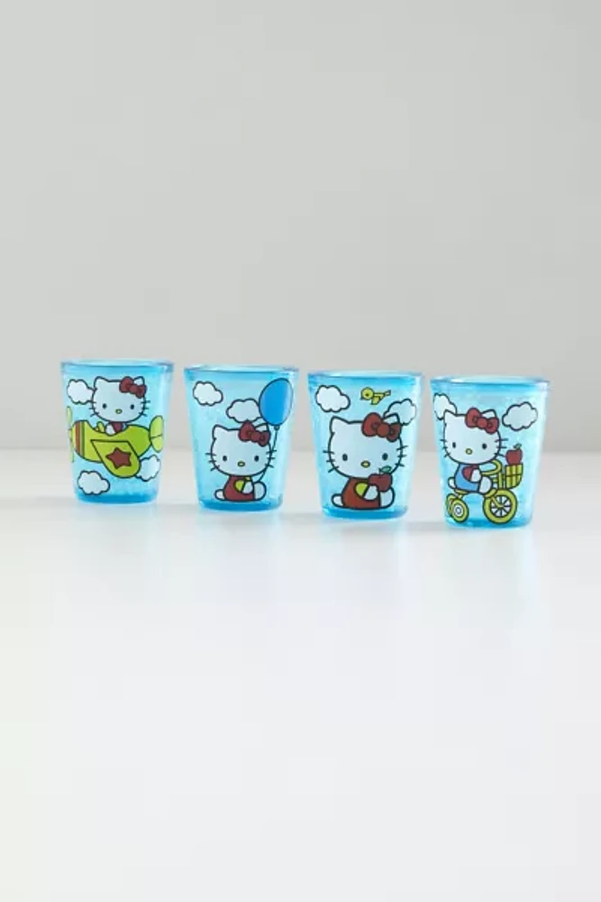Hello Kitty 2 oz Freeze Mini Gel Shot Glass - Set Of 4