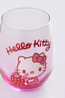Hello Kitty Strawberry Stemless Wine Glass