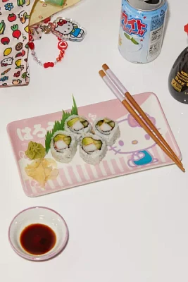 Hello Kitty 3-Piece Sushi Serving Plate Set
