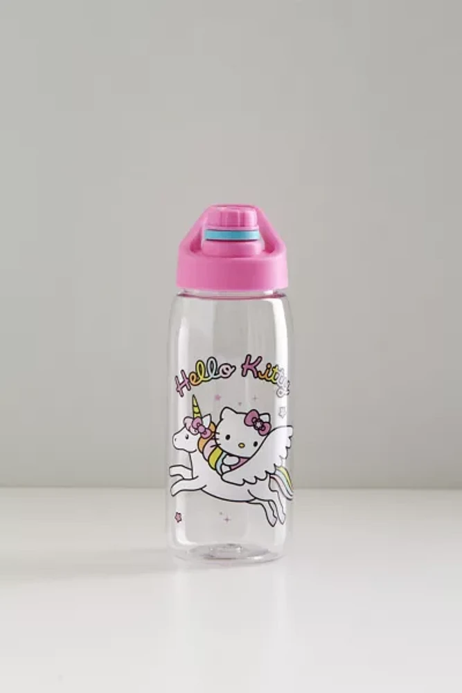 Hello Kitty Unicorn Water Bottle & Sticker Set