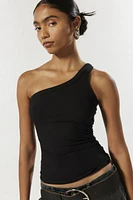 The Line By K Driss One Shoulder Tank Top