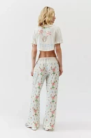 UO Amelie Embroidered Linen Pant