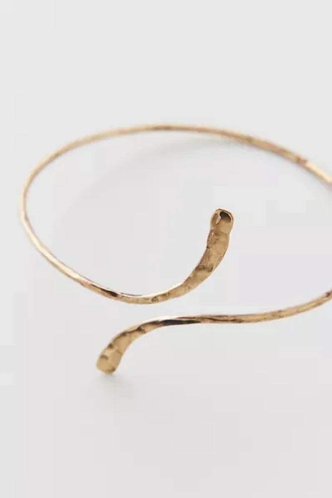 Delicate Hammered Arm Cuff