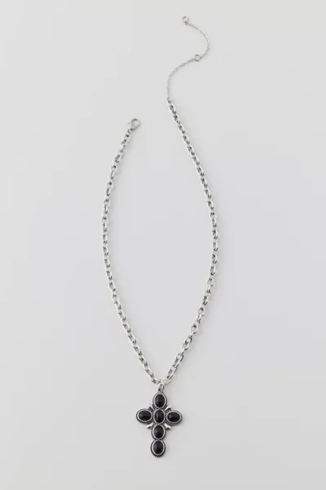 Statement Cross Chain Necklace