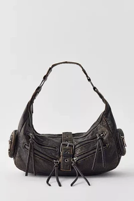 Silence + Noise Jessa Faux Leather Baguette Bag