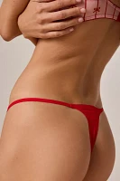 Out From Under Ribbed Base Layer Nylon Thong