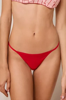 Out From Under Ribbed Base Layer Nylon Thong