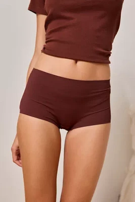 Out From Under Base Layer Ribbed Boyshort Undie