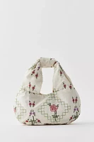 Kimchi Blue Embroidered Bow Baguette Bag