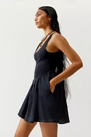 UO Daphne Drop-Waist Mini Dress