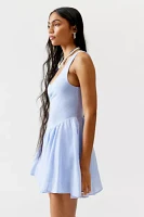 UO Daphne Drop-Waist Mini Dress