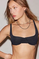 Out From Under Ribbed Base Layer Balconette Bra
