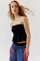 Urban Renewal Made LA EcoVero™️ Linen Smocked Tube Top