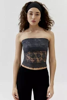 Urban Renewal Remnants Lace  Bandeau Tube Top