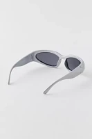 Rhinestone Wraparound Sunglasses