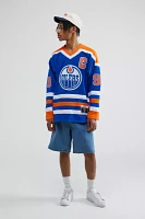 Mitchell & Ness Blue Line Wayne Gretzky Edmonton Oilers 1986 Jersey