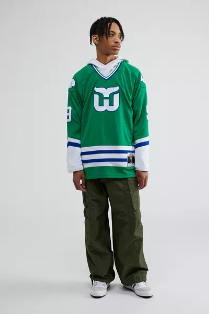 Mitchell & Ness Blue Line Gordie Howe Hartford Whalers Dark 1979 Jersey