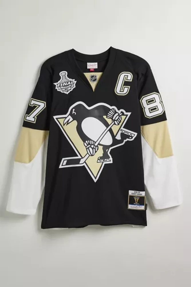 Mitchell & Ness Blue Line Sidney Crosby Pittsburgh Penguins 2008 Jersey