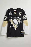 Mitchell & Ness Blue Line Sidney Crosby Pittsburgh Penguins 2008 Jersey