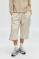 iets frans.. Wide Leg Paneled Cropped Track Pant