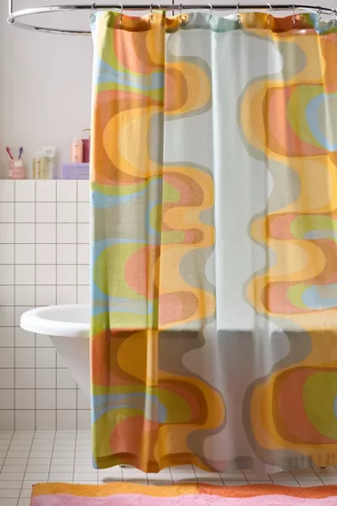 Arlo Swirl Shower Curtain