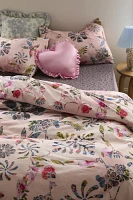 Ariella Floral Breezy Cotton Percale Duvet Cover