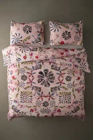 Ariella Floral Breezy Cotton Percale Duvet Cover