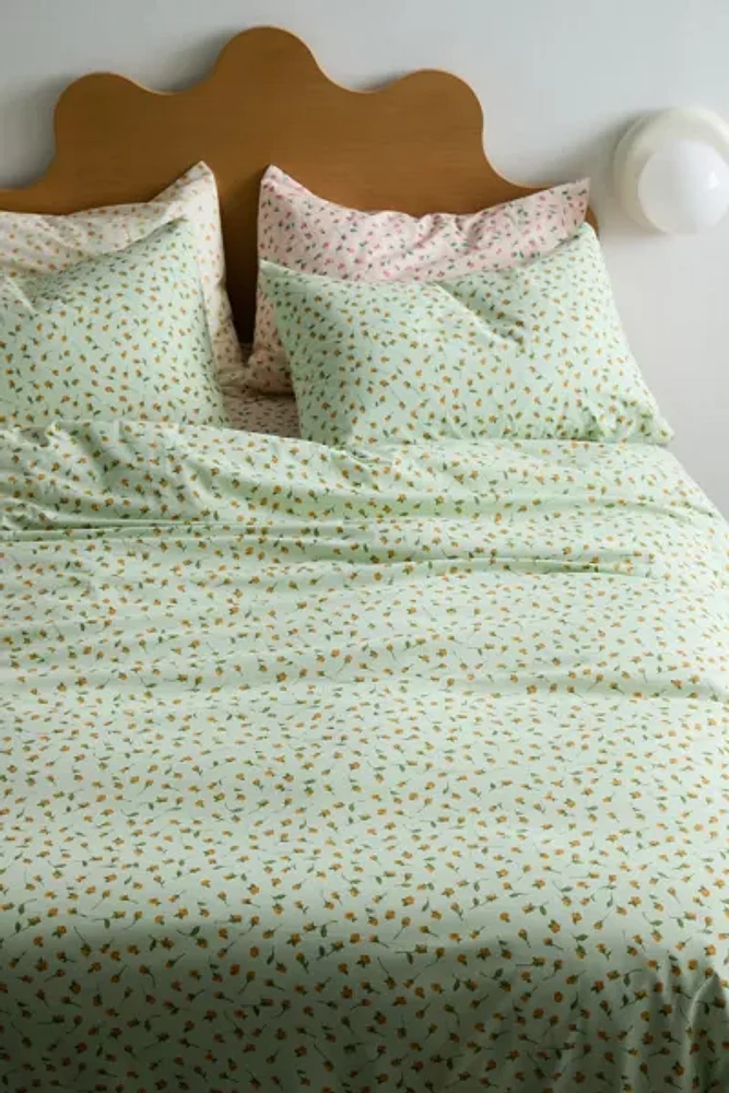 Rosebud Floral Duvet Set