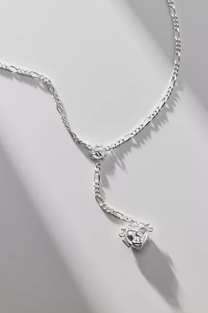 Serpenti Apparel The Heart Locket Lariat Necklace