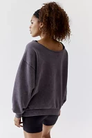 Champions Dyed Off-The-Shoulder Sweatshirt