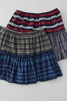 Urban Renewal Remade Striped Ruffle Mini Skirt