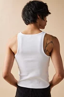 UO Shrunken Rib Tank Top