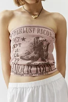 Wanderlust Records Cowboy Boots Tube Top