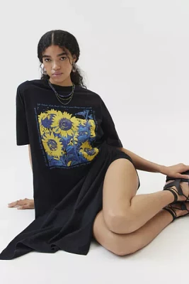 Sunflower Tunic T-Shirt Dress