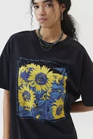 Sunflower Tunic T-Shirt Dress